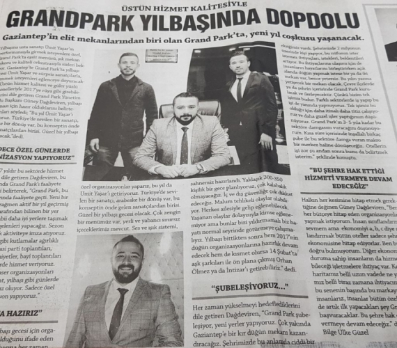 Gaziantep Grand Park Düğün Salonu